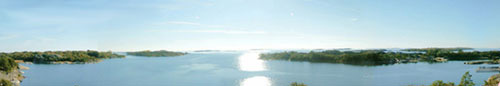 Wiew from the beautiful island of Berghamn