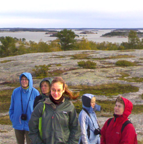 Bild från Nagu-Berghamn med vy mot Skärgårdshavets nationalpark