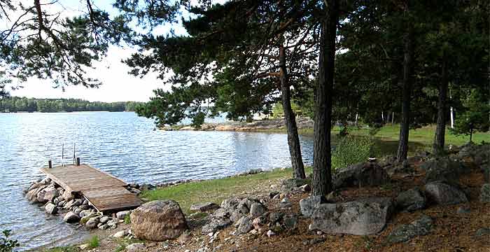 Hinders - Kroken stuga - stranden