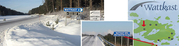 Vägbeskrivning - skyltar Vägbeskrivning - skyltar